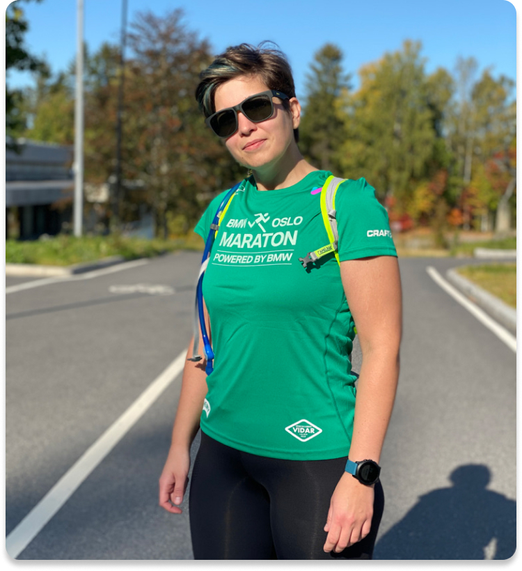 Picture of Anastassia the marathon blogger